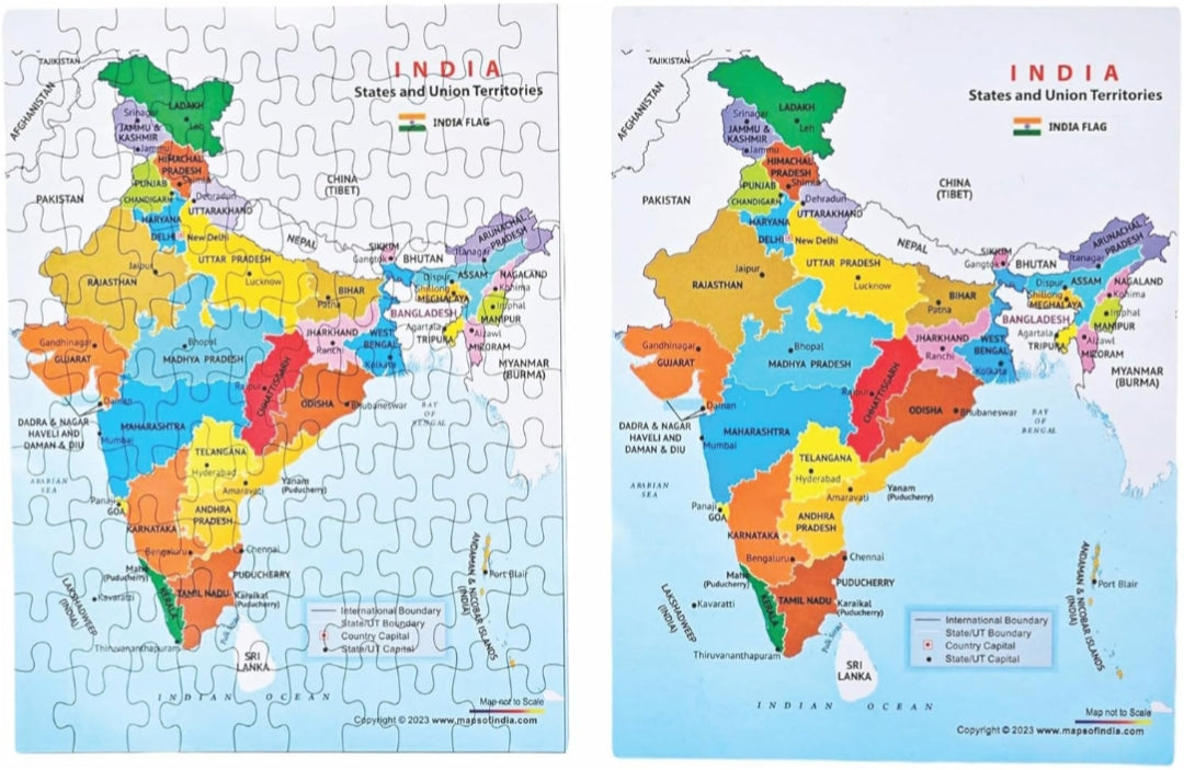 India Map Puzzle