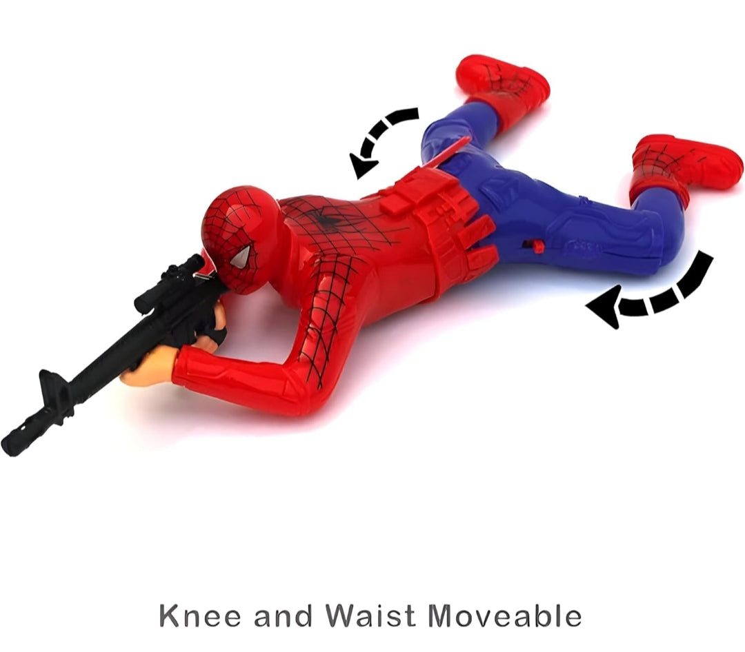 Crawling Spiderman with Gun