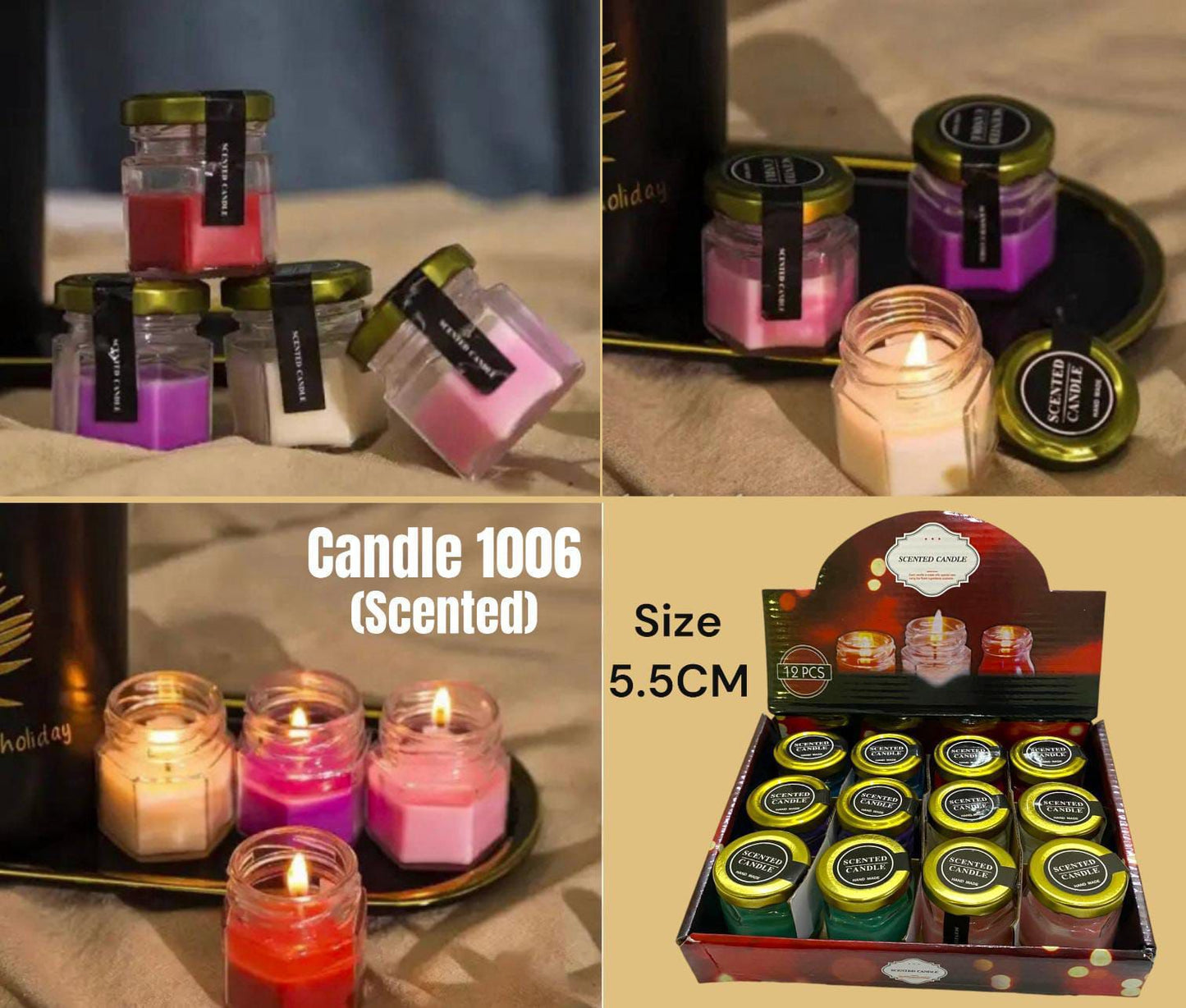 Scented candles