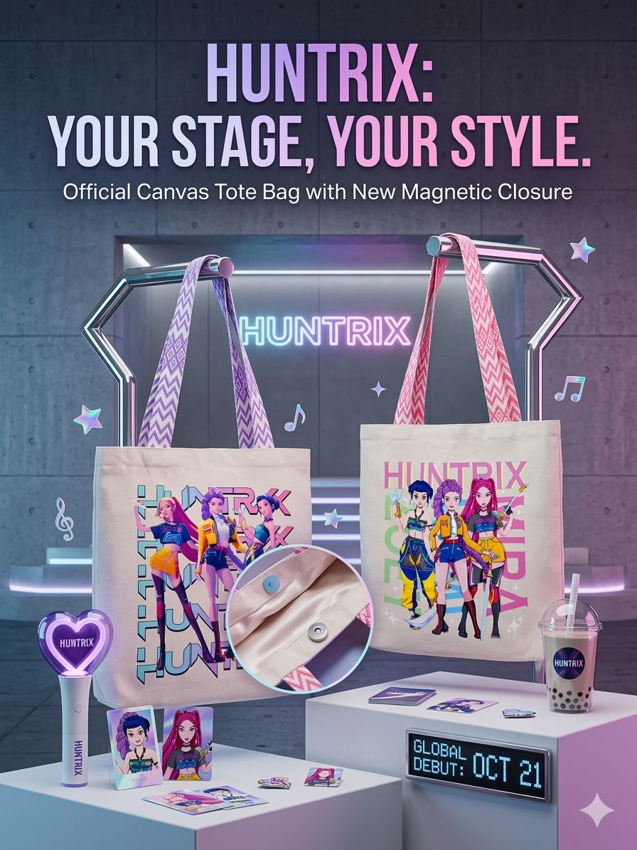 K Pop Canvas Tote Bag