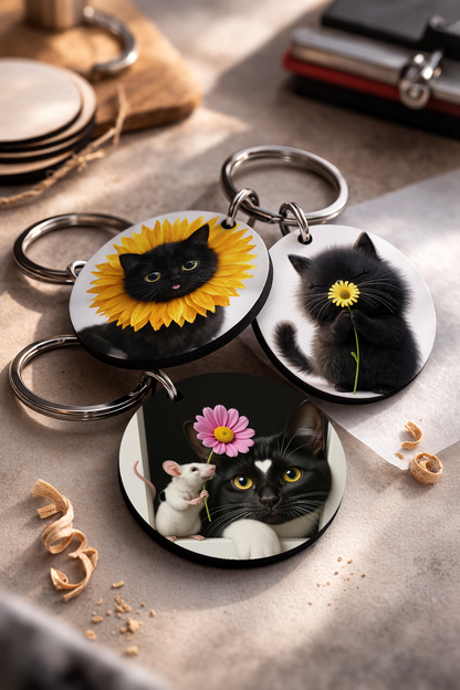 Customized key chains (Pack of 3)