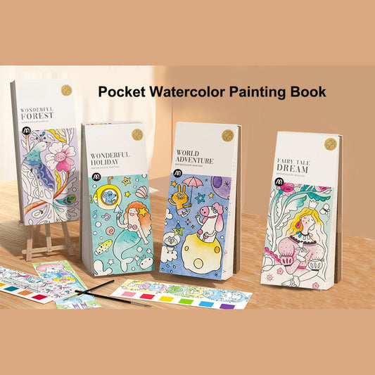 Pocket Water Coloring Book