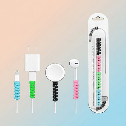 Spiral cable Protector (Pack of 4pcs)