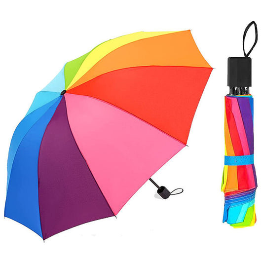 Rainbow 3 Fold Umbrella