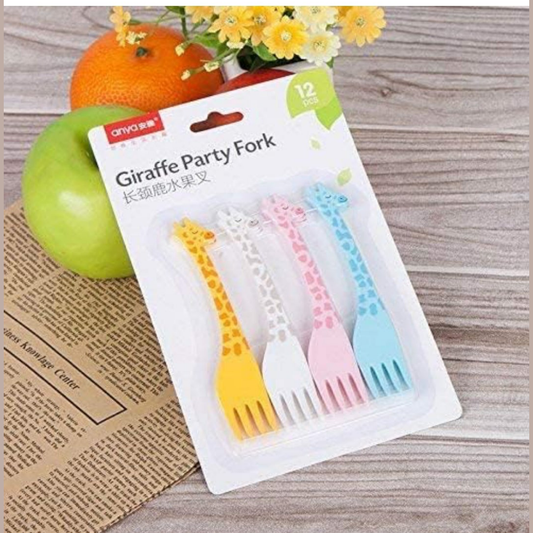 Giraffe Fork Set (Pack of 12)