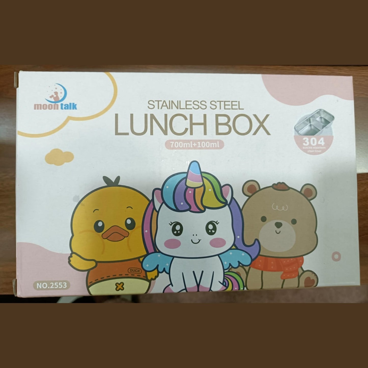 2 Compartment Lunch Box