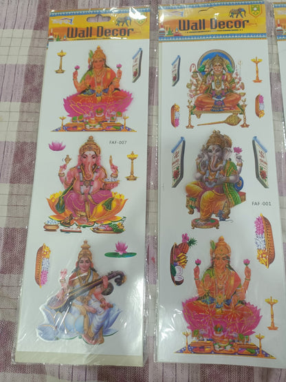 3D Stickers (Pack of 3 stickers)