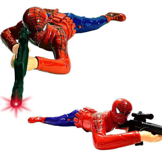 Crawling Spiderman with Gun
