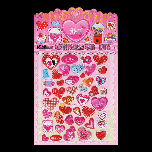3D Puffy Stickers - Multiple Designs