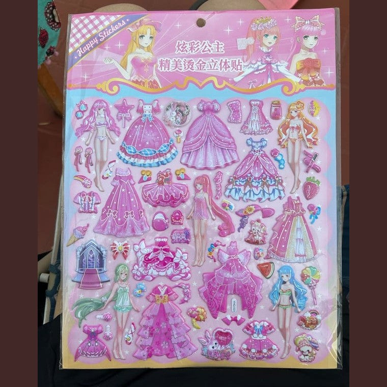 3D Puffy Stickers - Multiple Designs