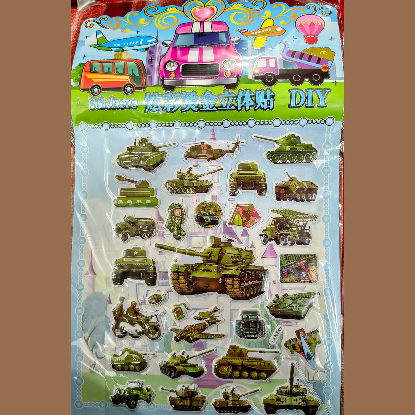 3D Puffy Stickers - Multiple Designs