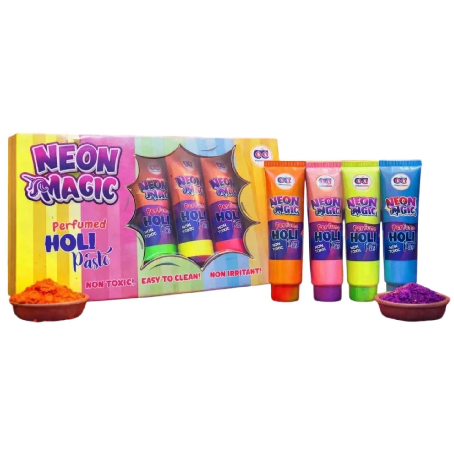 Neon Magic - Perfumed Holi Paste (Pack of 5)