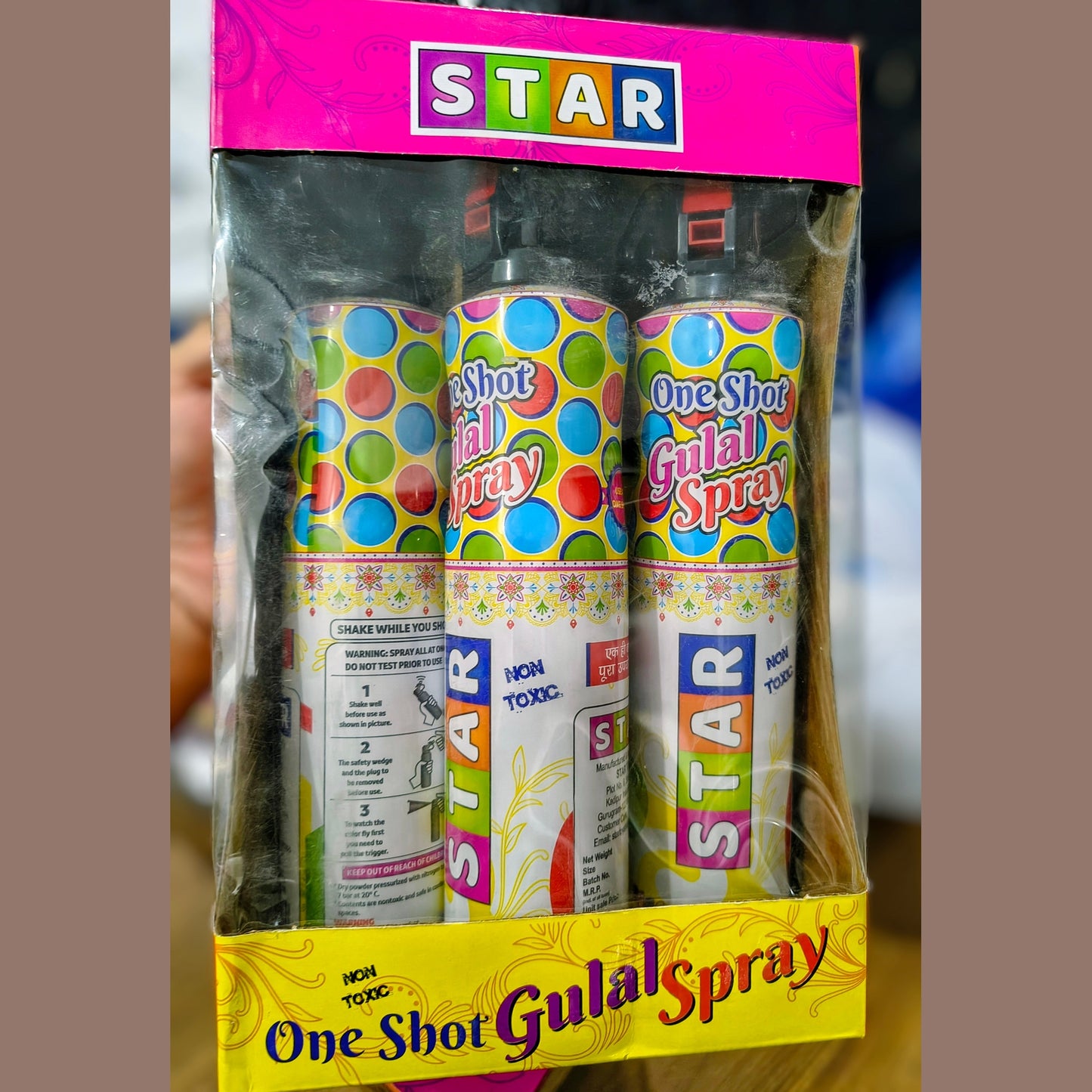 Gulaal Spray Clyinder