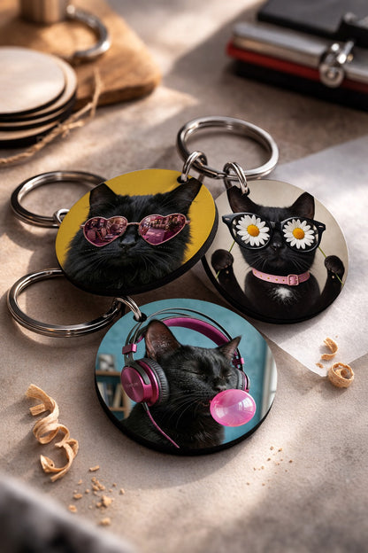 Customized key chains (Pack of 3)