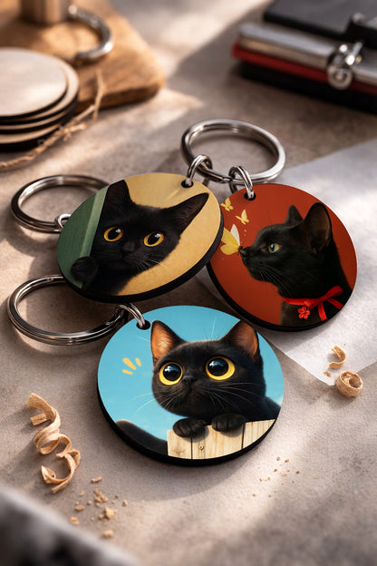 Customized key chains (Pack of 3)