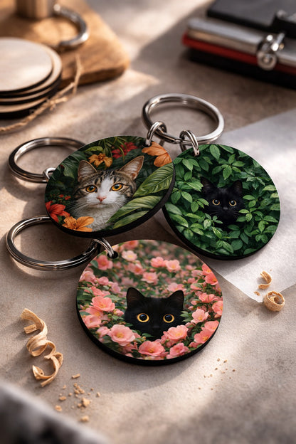 Customized key chains (Pack of 3)