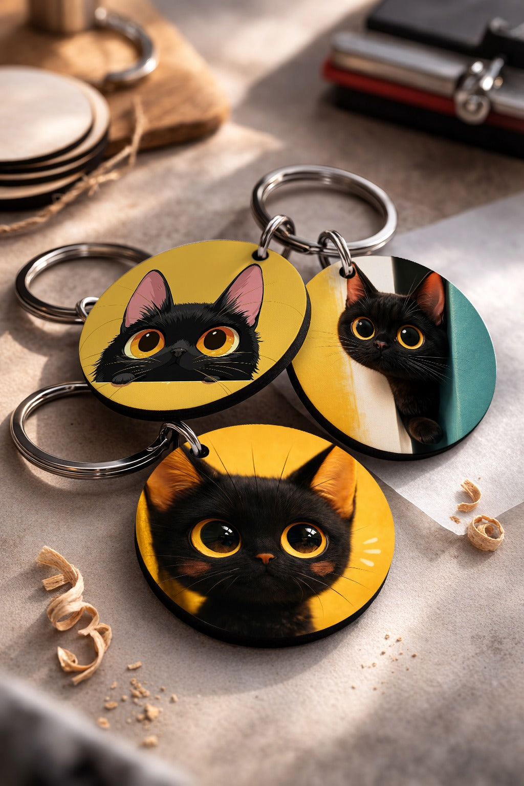 Customized key chains (Pack of 3)
