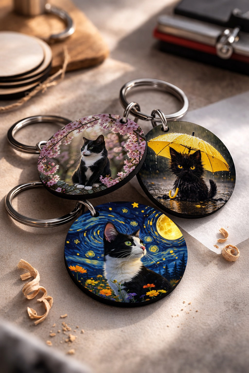 Customized key chains (Pack of 3)