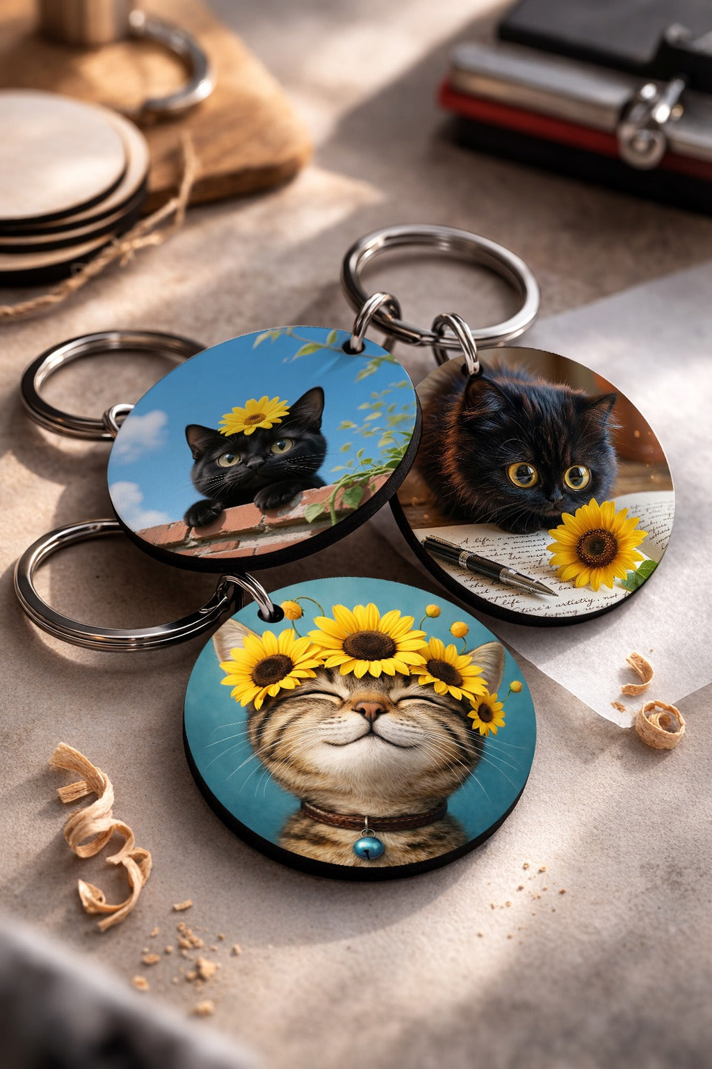 Customized key chains (Pack of 3)
