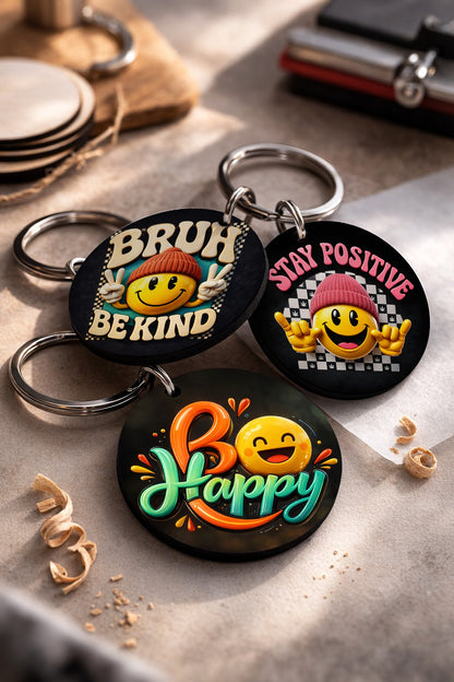 Customized key chains (Pack of 3)