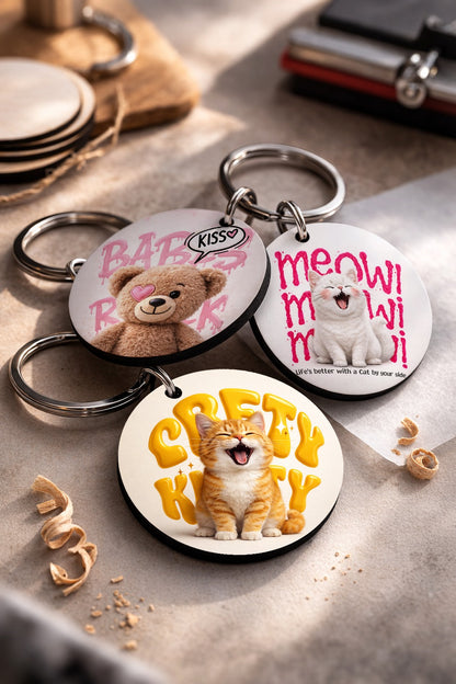 Customized key chains (Pack of 3)