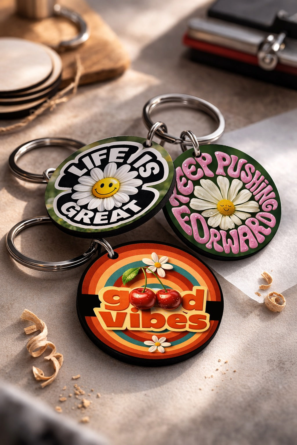 Customized key chains (Pack of 3)