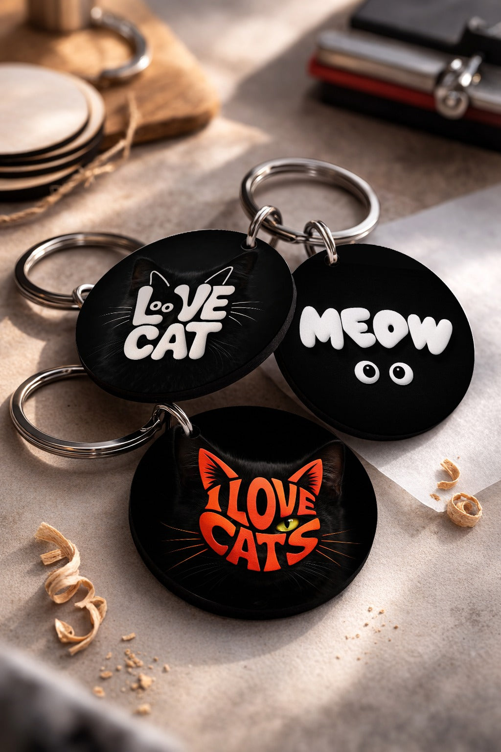 Customized key chains (Pack of 3)