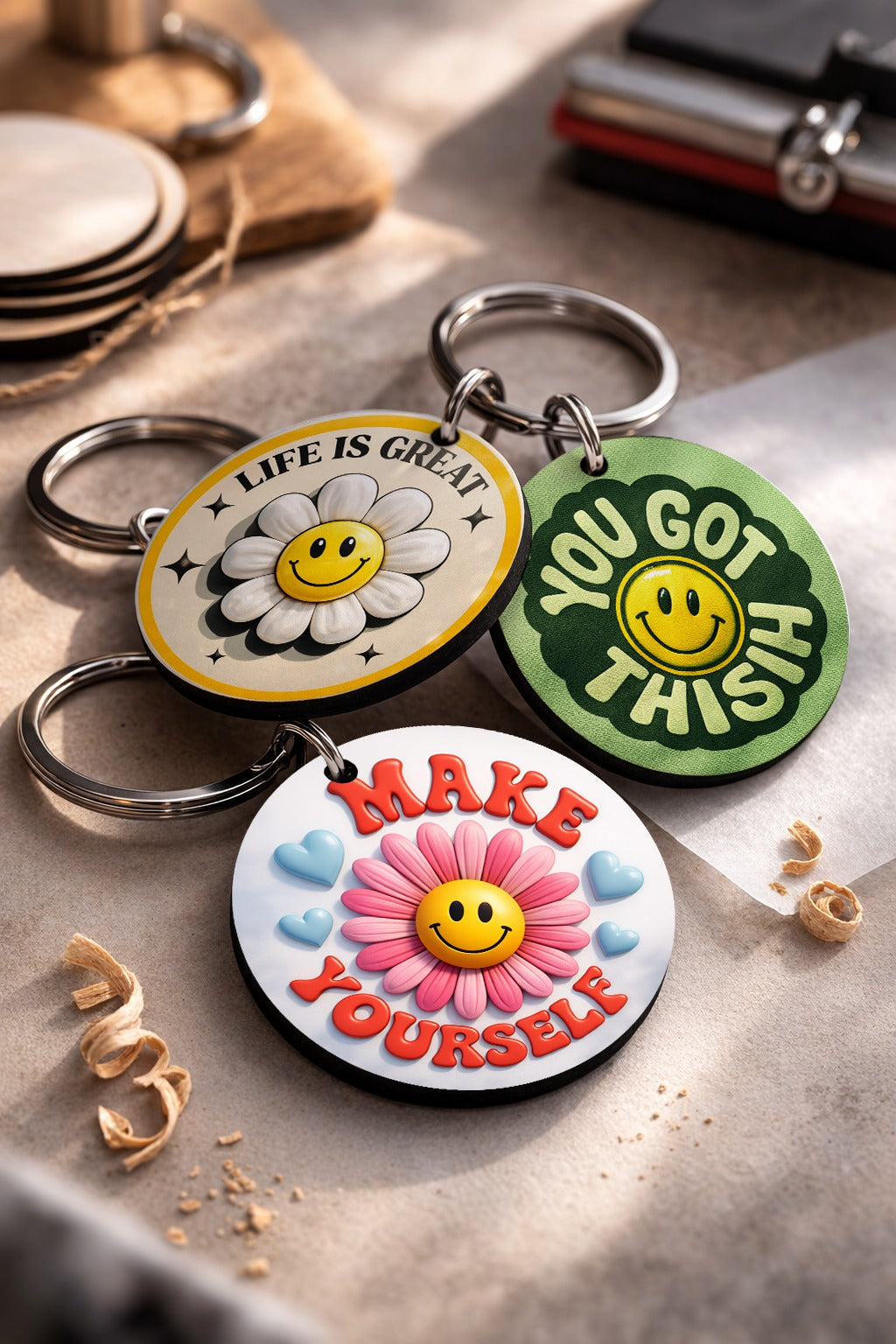 Customized key chains (Pack of 3)