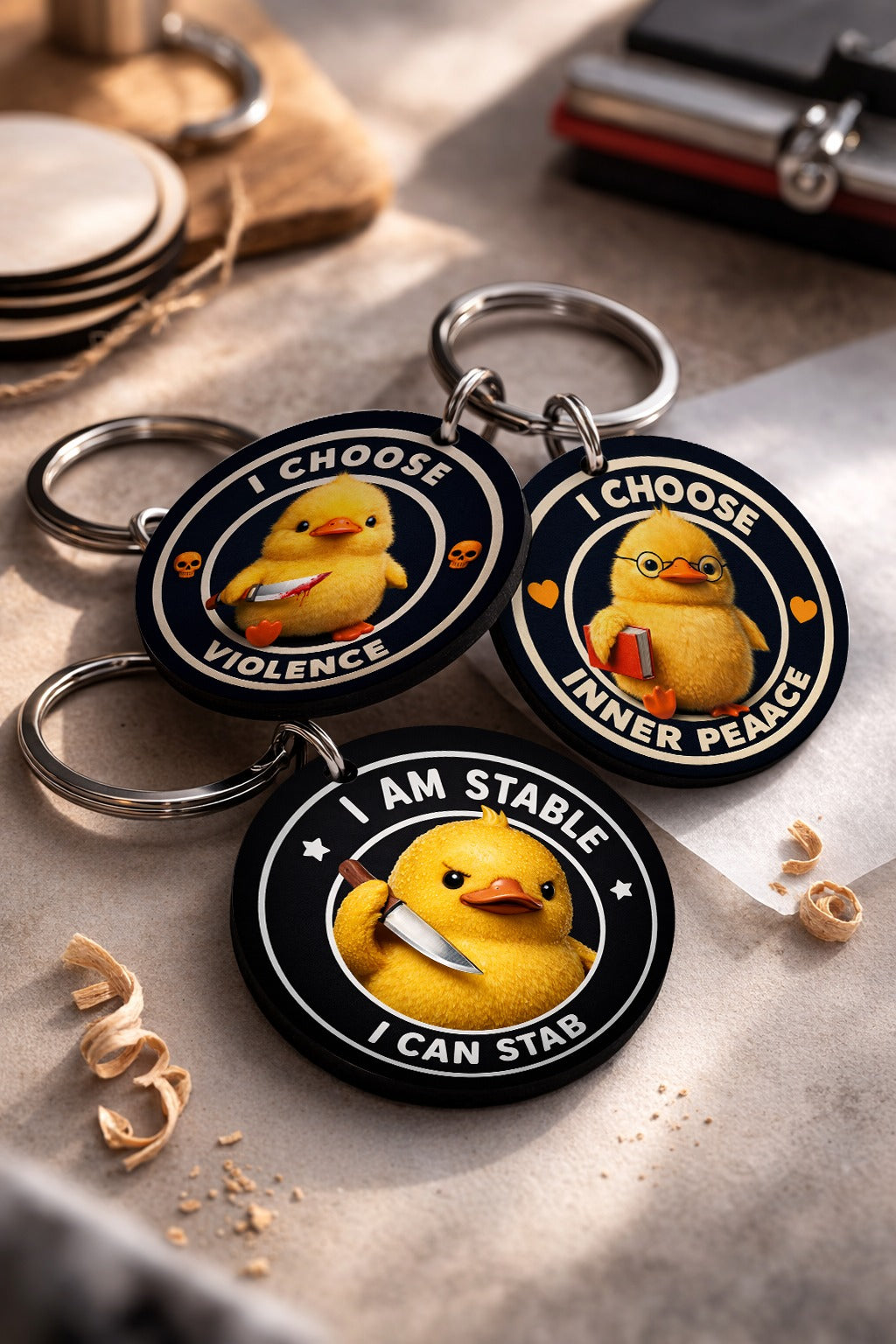 Customized key chains (Pack of 3)