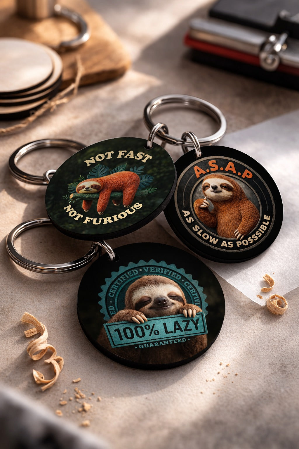 Customized key chains (Pack of 3)