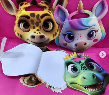 Animal Shaped Drawing Book