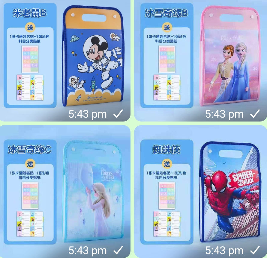 A4 sized file folders