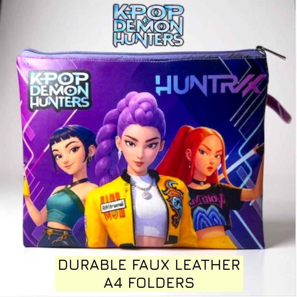 K Pop Faux Leather A4 Folder