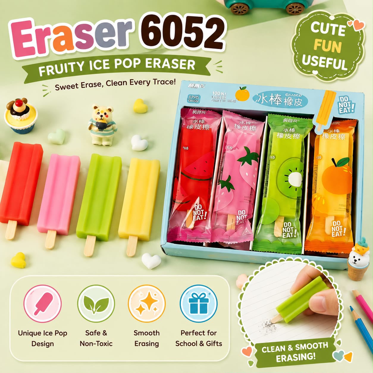 Ice Cream Eraser