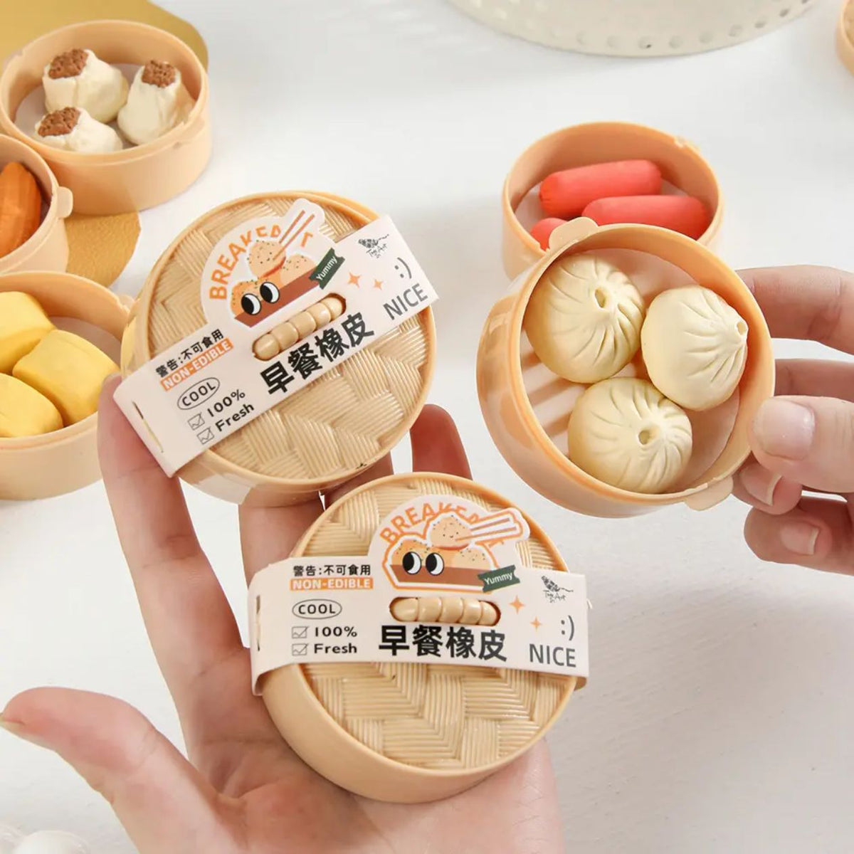 Momos Eraser (3 Eraser per pack)