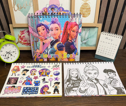 Colouring Book with Stickers