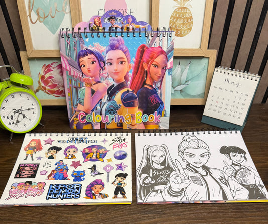 Colouring Book with Stickers