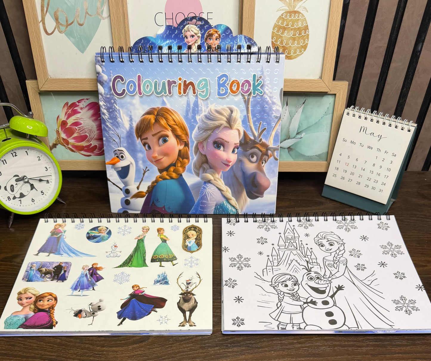 Colouring Book with Stickers