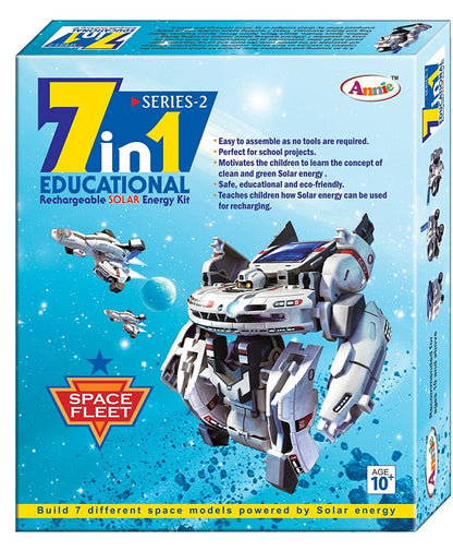 7 in 1 Educational Rechargeable Solar Energy Kit