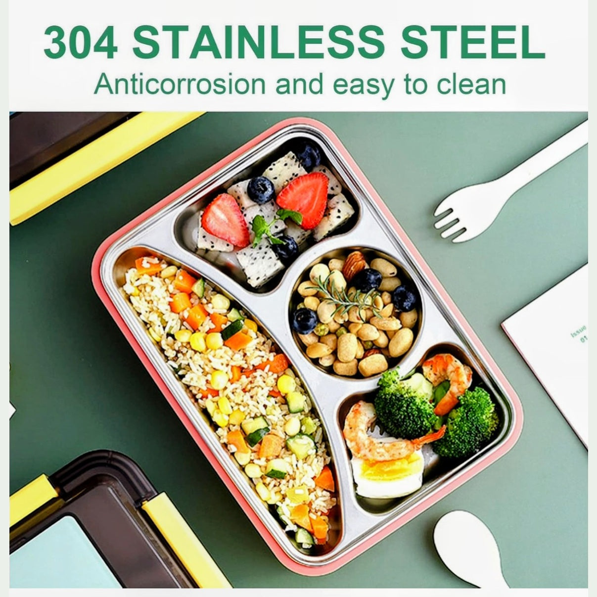 Stainless Steel Jumbo Lunch Box