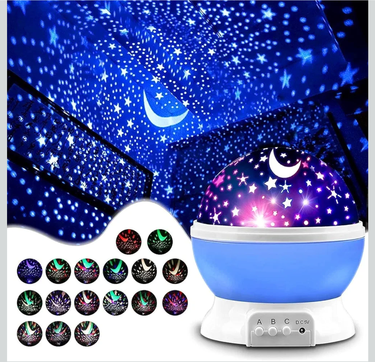 Rotating Projection Lamp