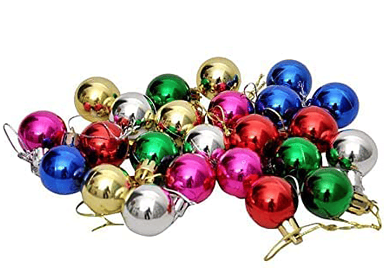 Christmas Tree Decoration Balls (Pack of 12)