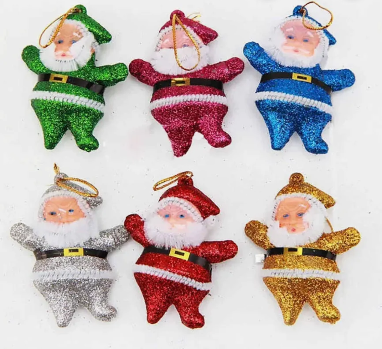 Hanging Santa (Pack of 6)