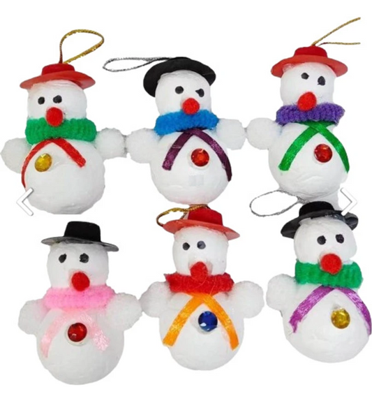 Hanging Snowman (Pack of 6)