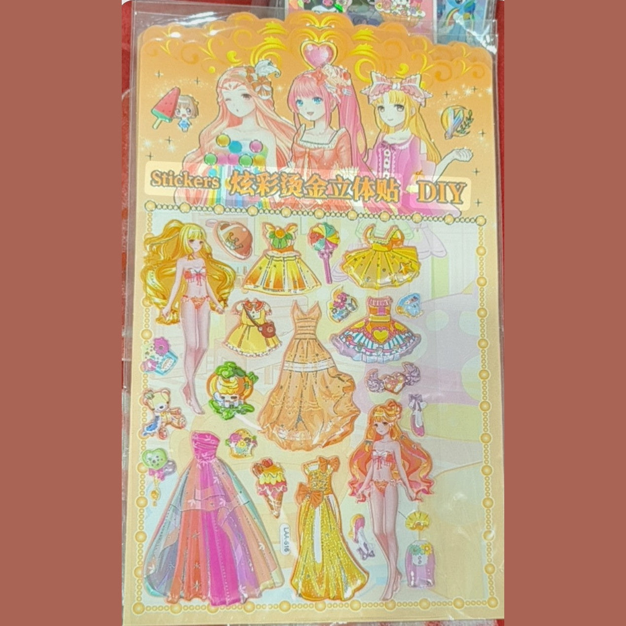 3D Puffy Stickers - Multiple Designs