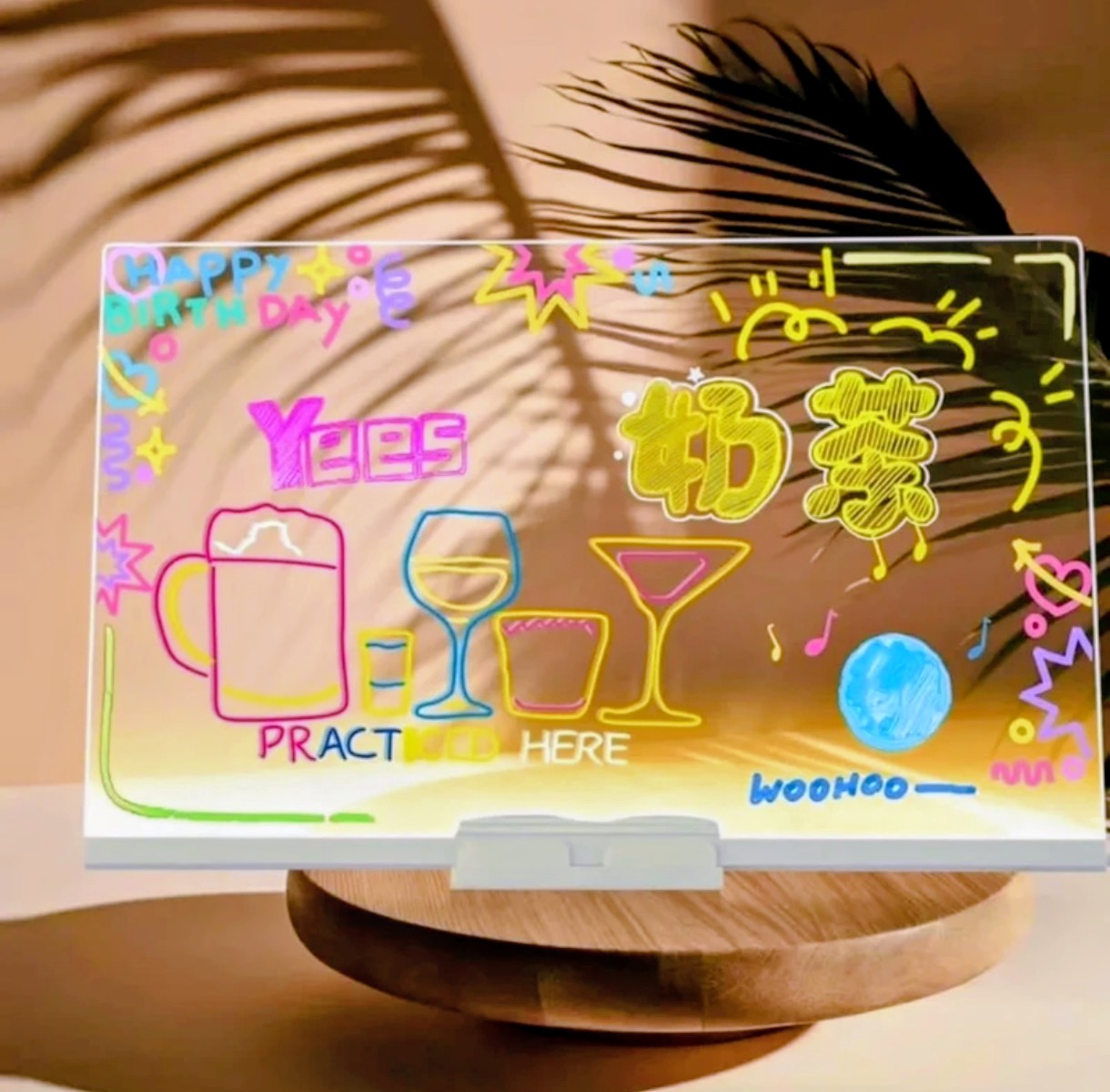 LED 3D Acrylic Writing Pad
