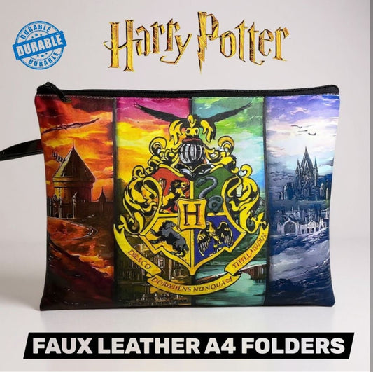 Harry Potter Faux Leather A4 Folder