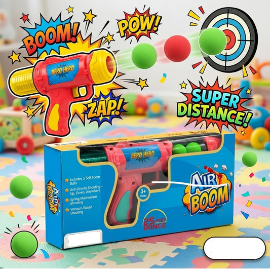 Air Boom Gun with foam balls