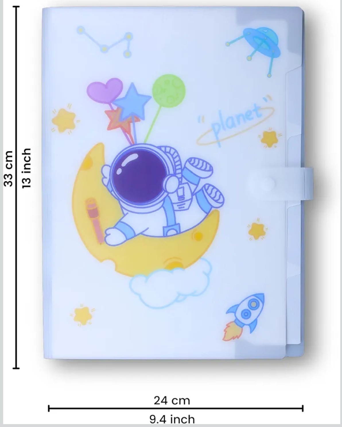 Space Folder - A4 size with button Lock