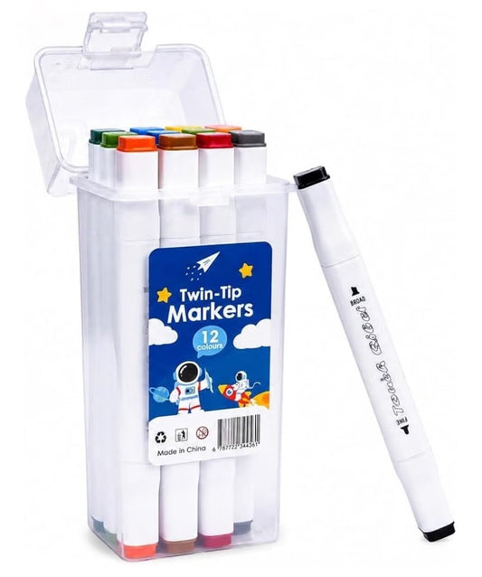 Double Sided Markers (Pack of 12)